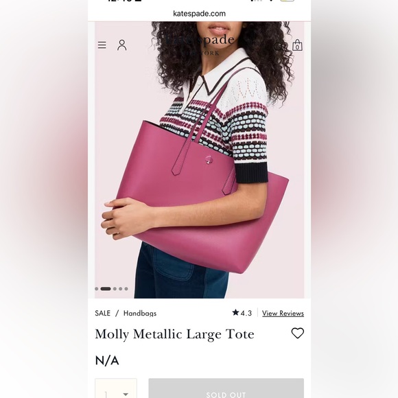 Kate Spade Molly large metallic - Picture 12 of 12